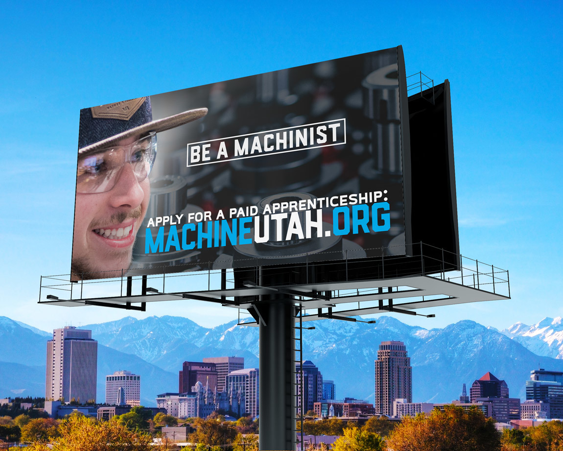 Machine new billboard